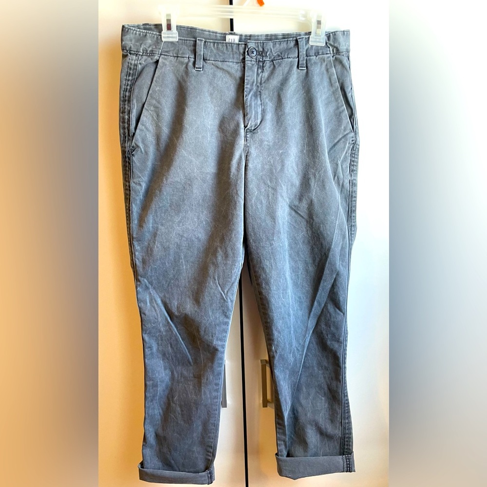 Girlfriend Chino Ankle Length Pants